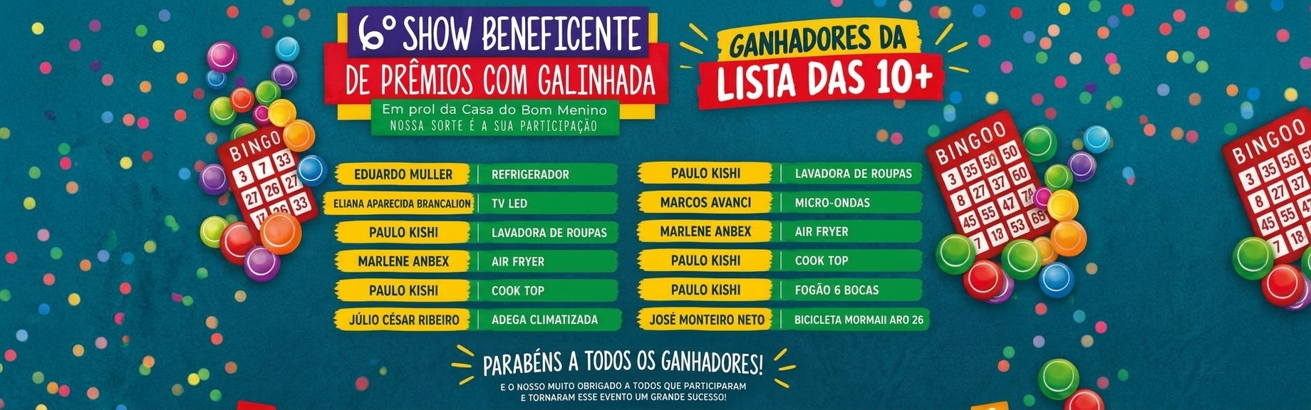 6� Show de Pr�mios